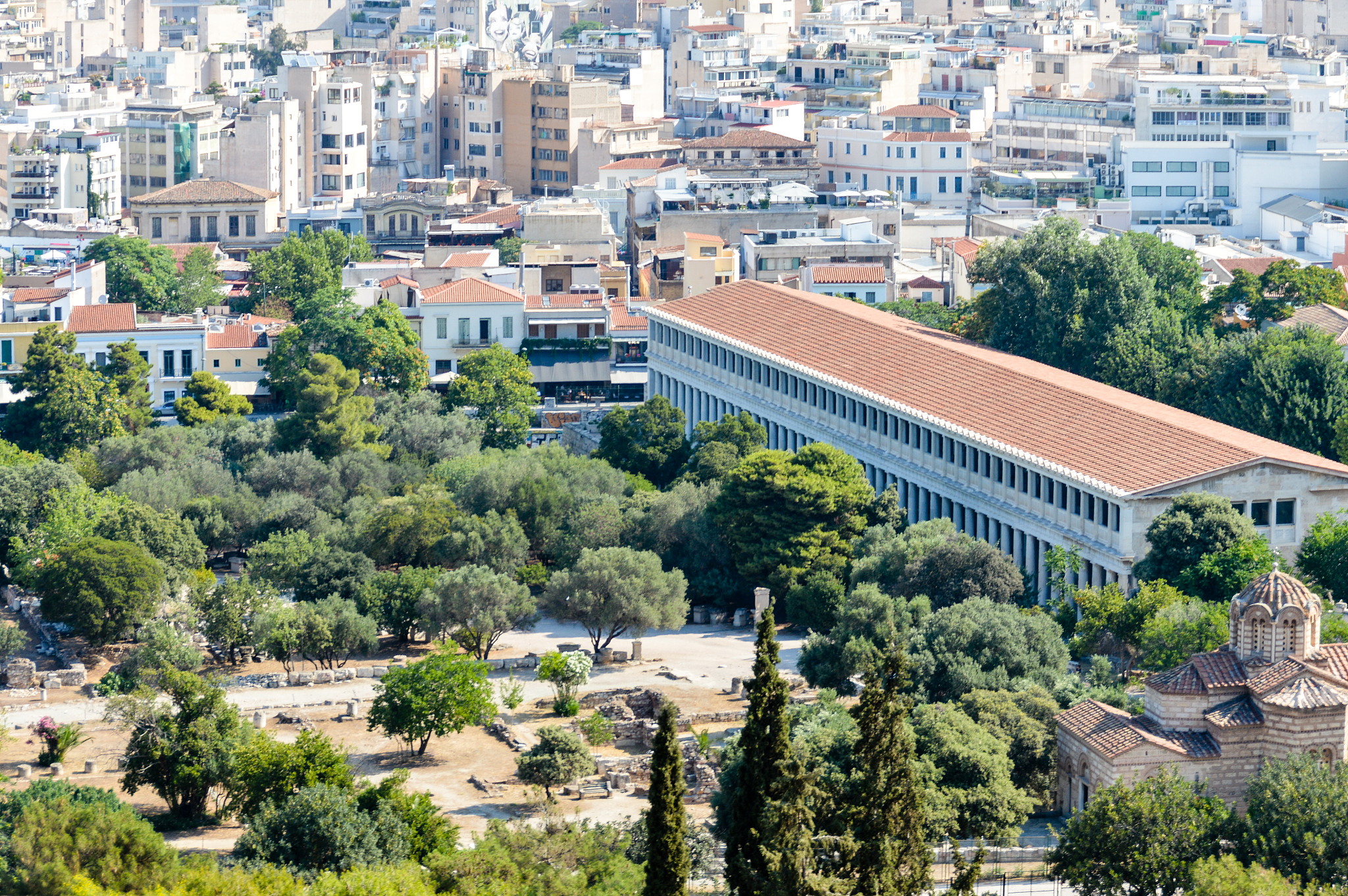 ancient agora in athens, greece