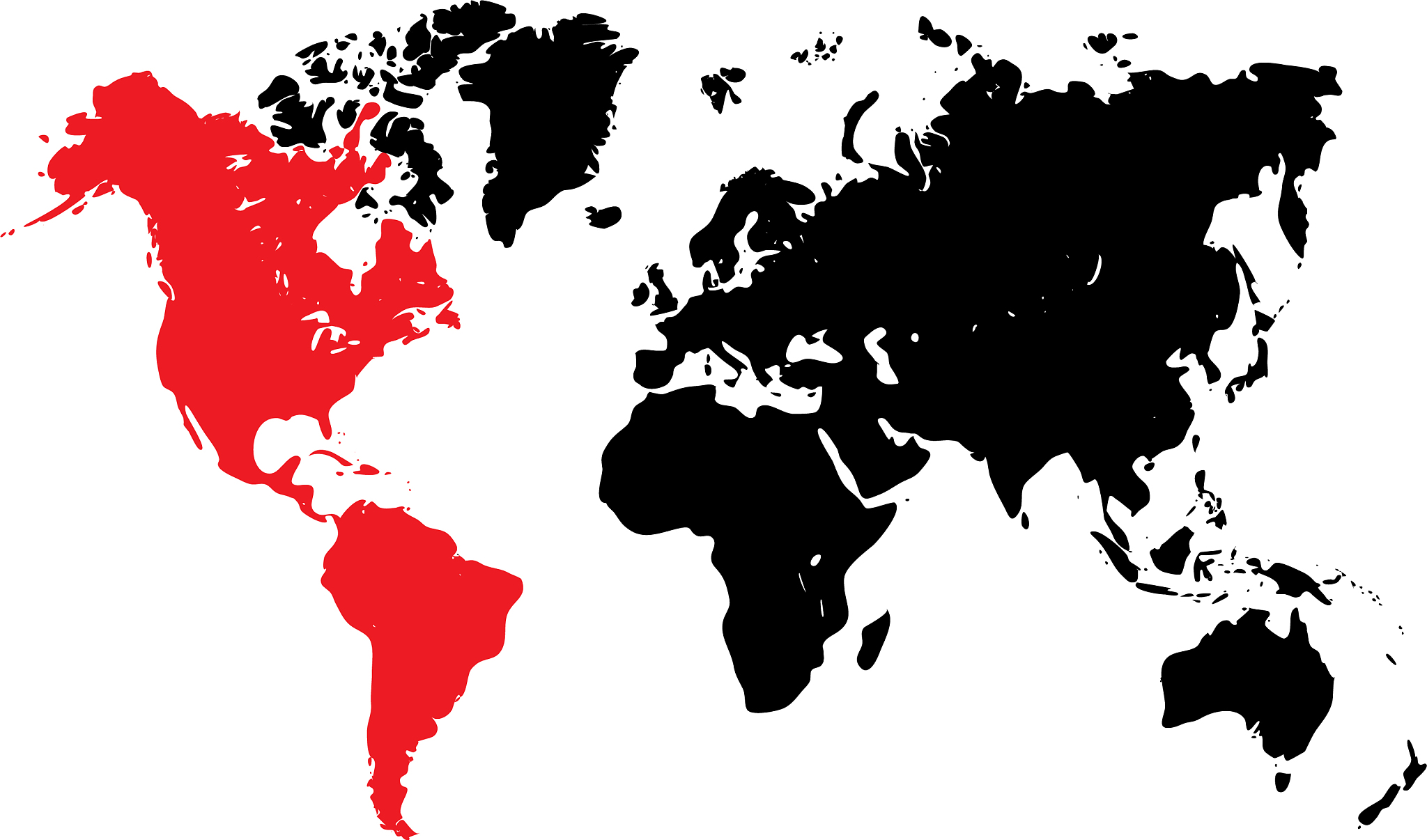 image world map and latin and north america