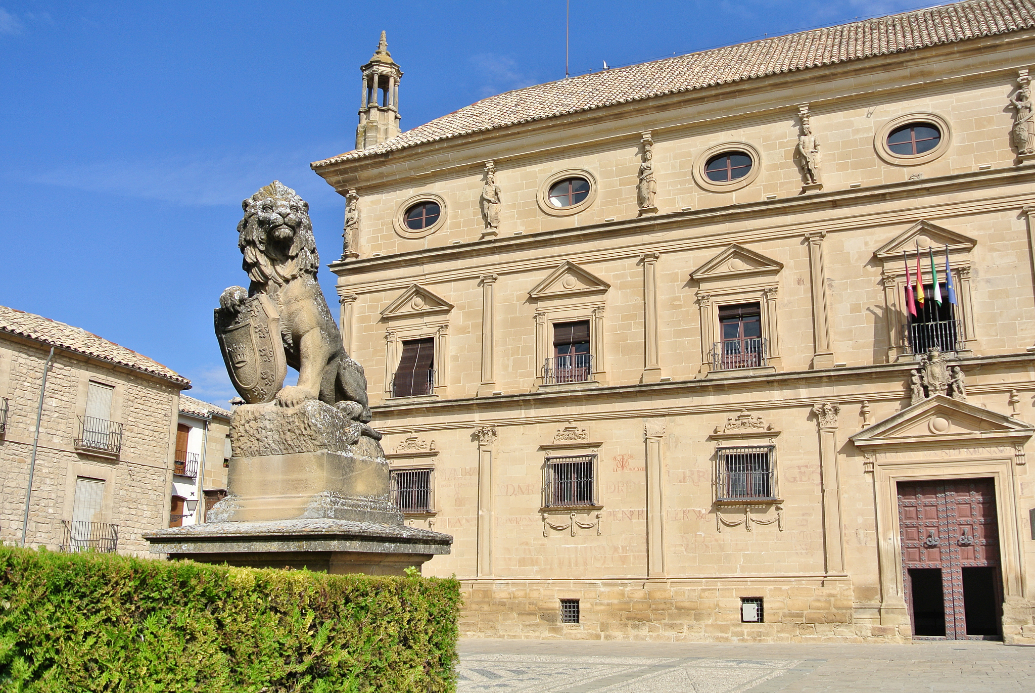 town hall of beda in andalusia spain