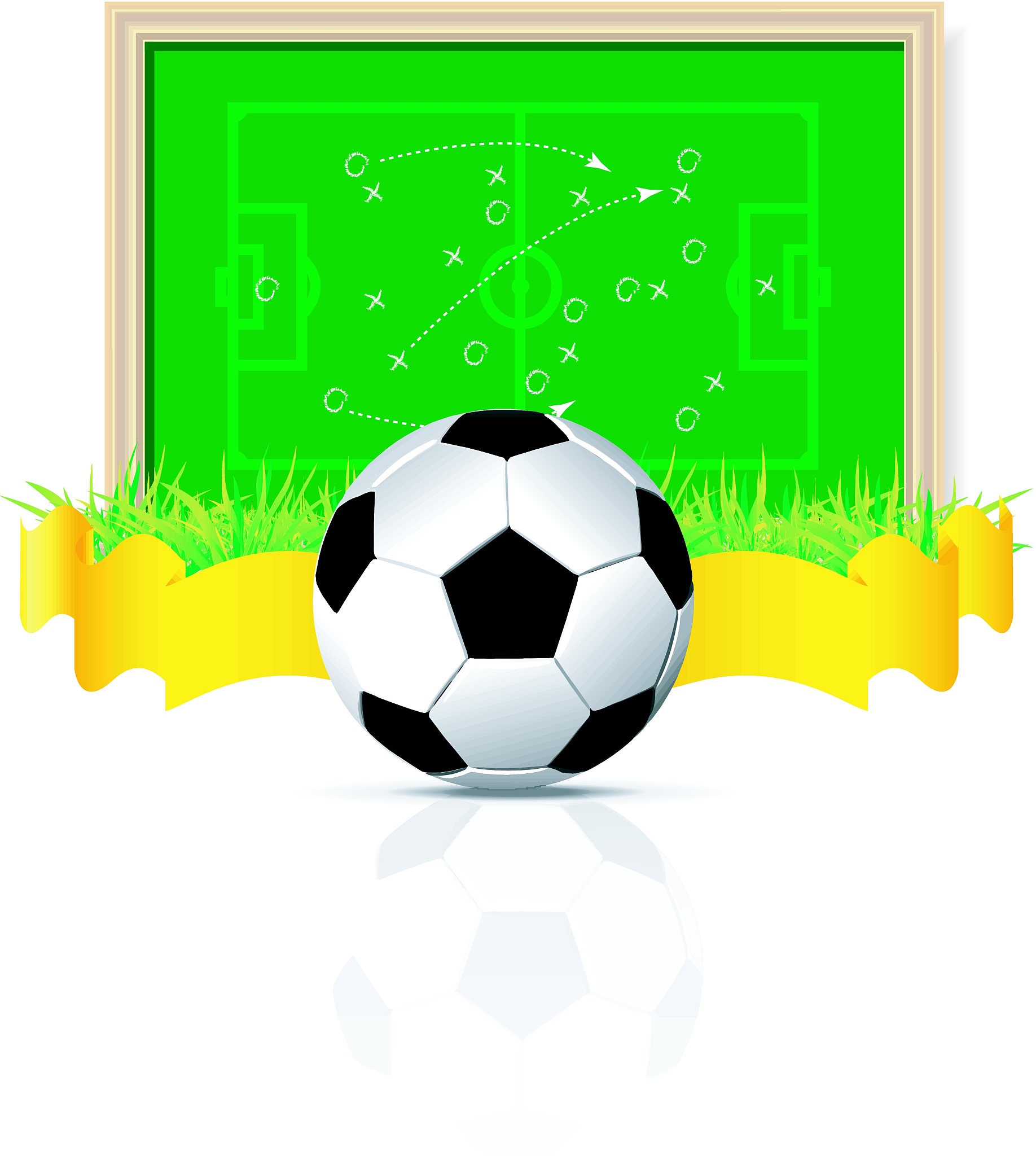 vector soccer ball