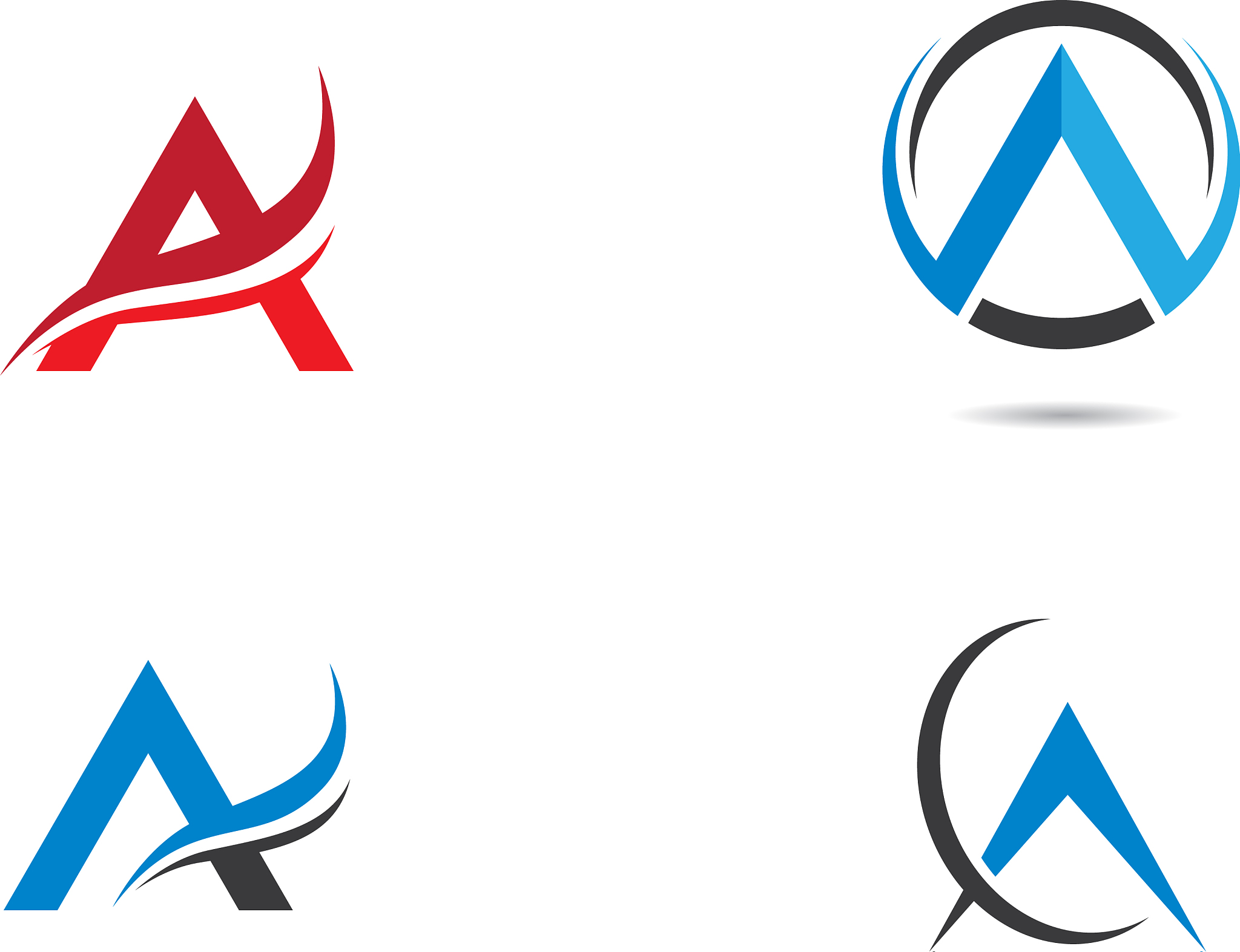 letter a symbol design