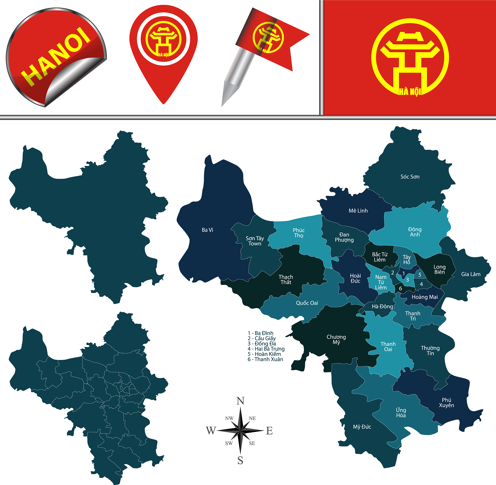 map of hanoi with divisions