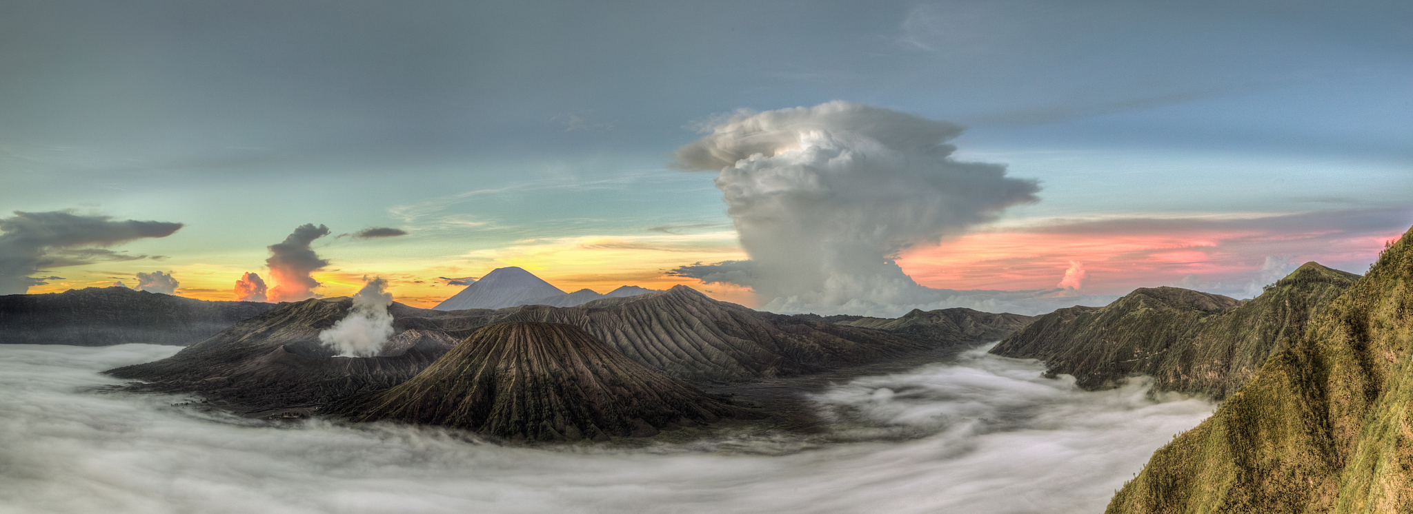 bromo tengger semaru landscape