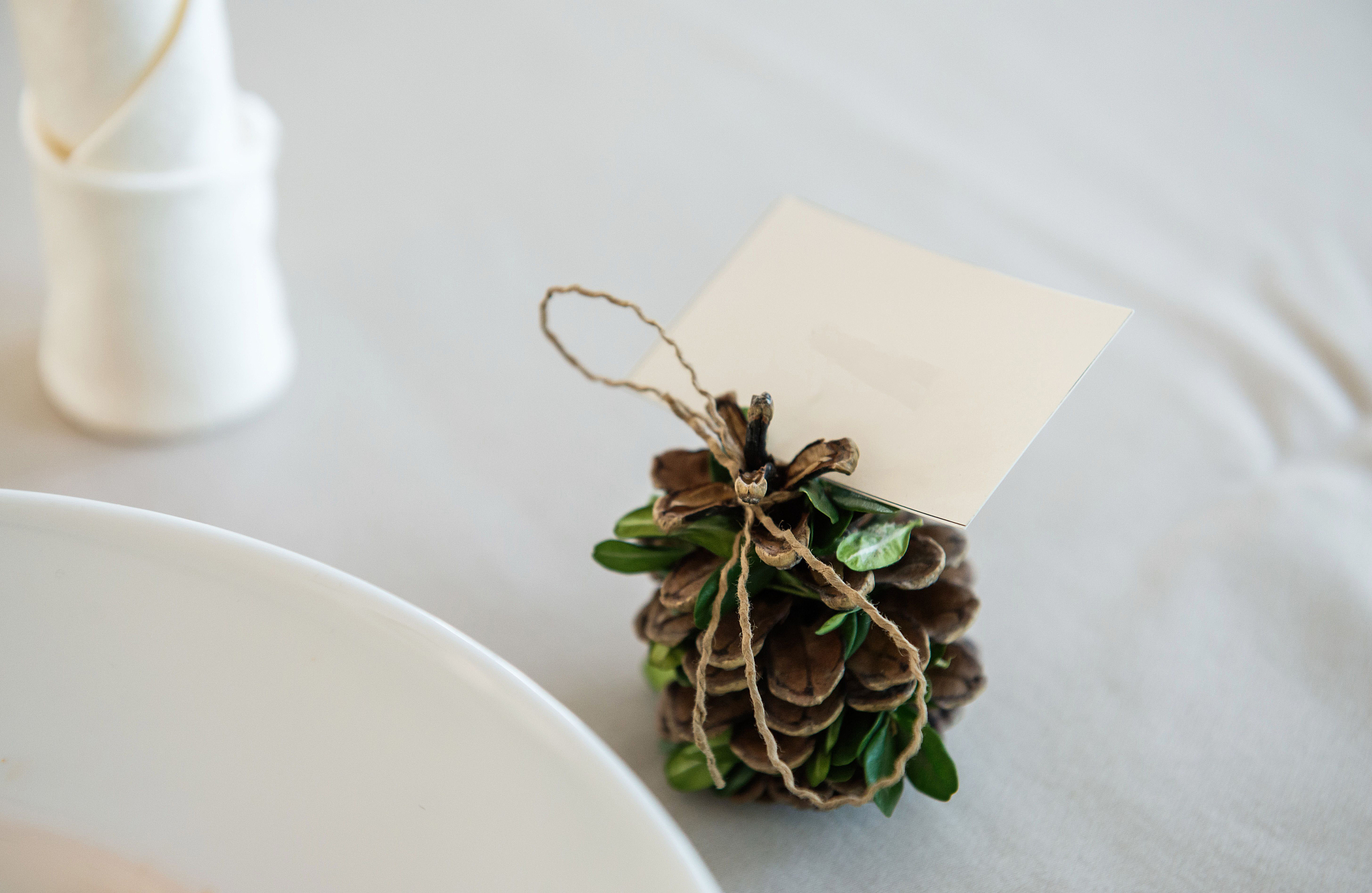 winter wedding table