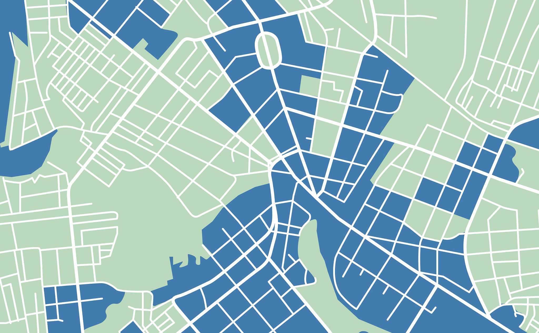 street map of town