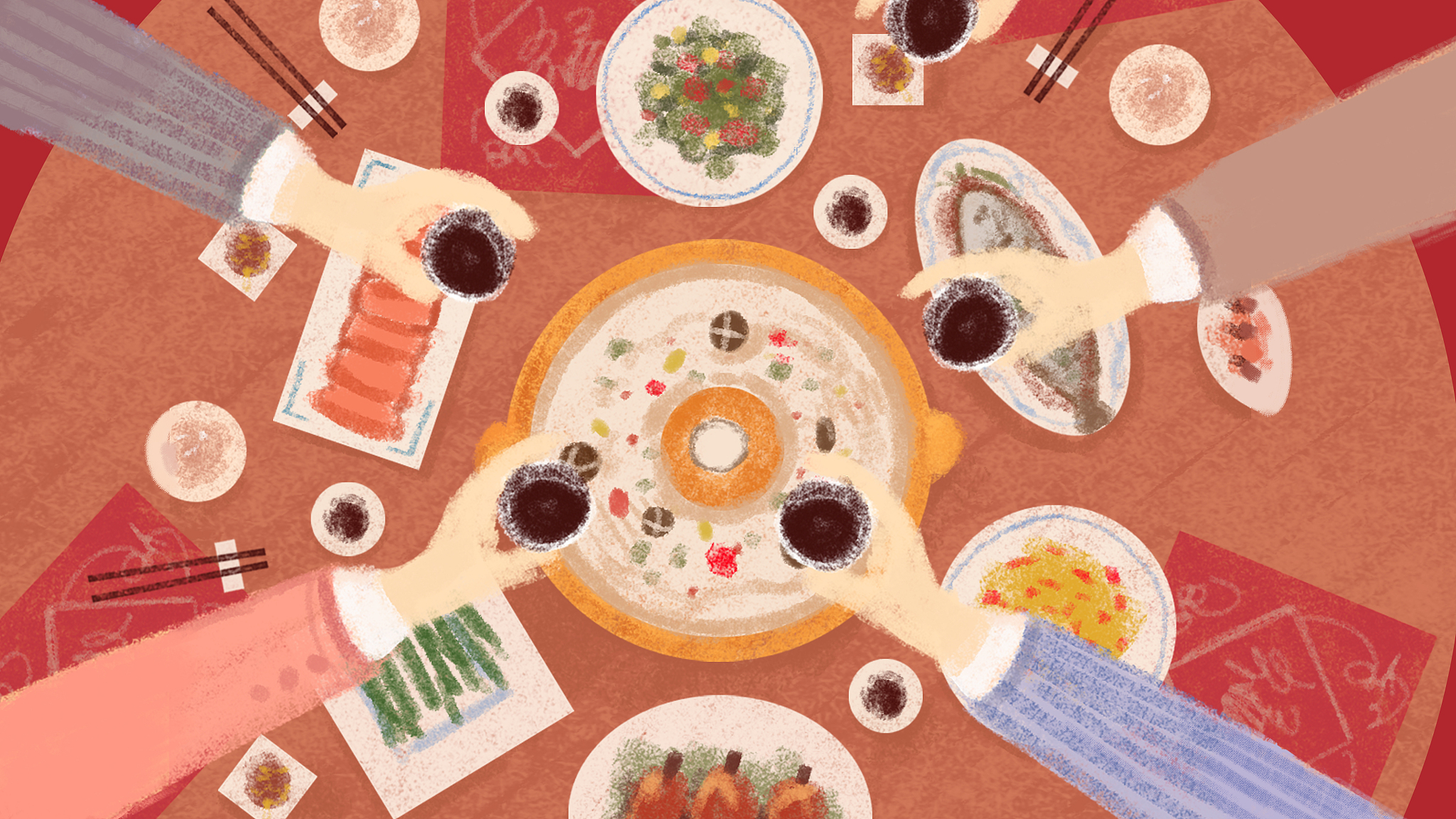 快来吃饭!我等不及了! 快来吃饭!我等不及了!