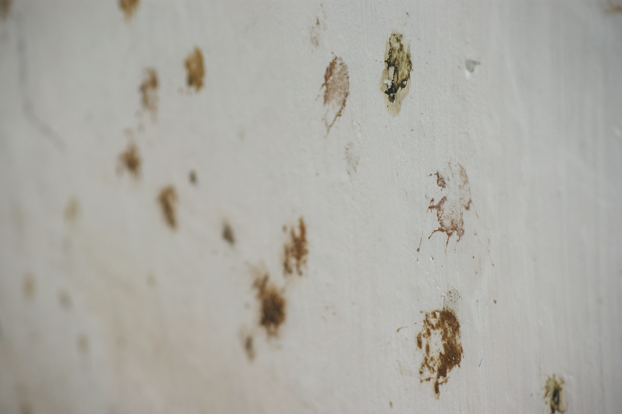 dirty stain white wall
