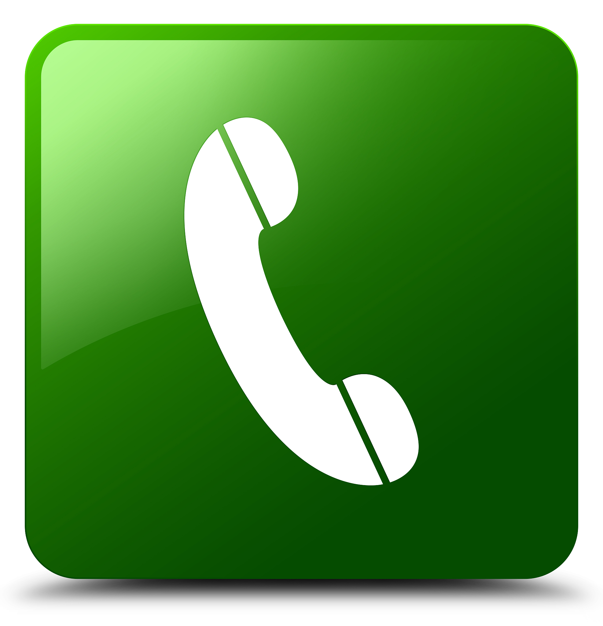 phone icon green square button