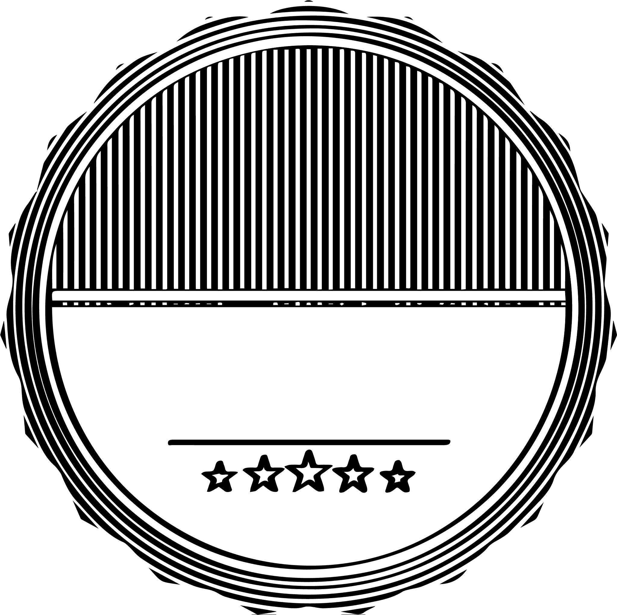 isolated empty retro premium label icon