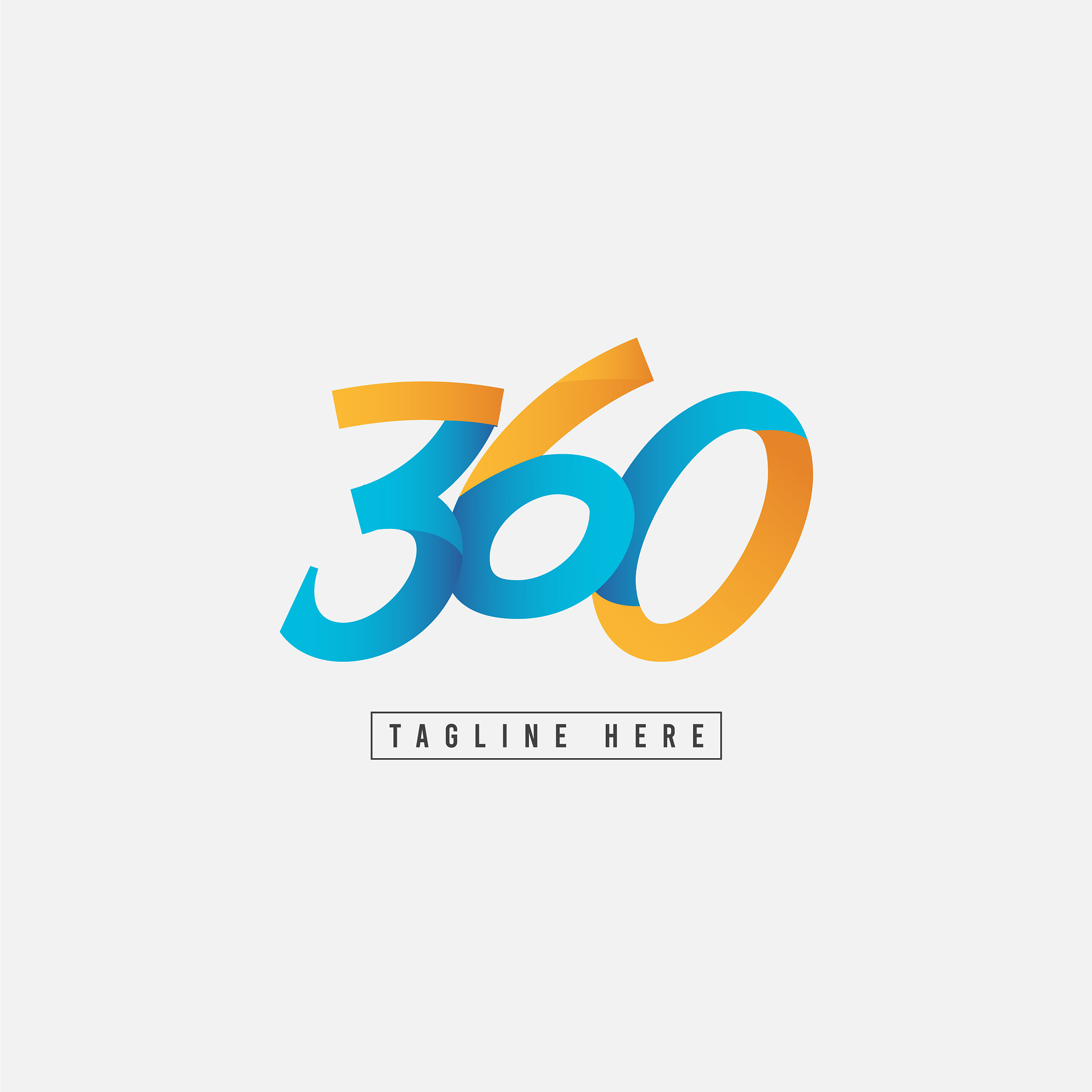 360 logo template design