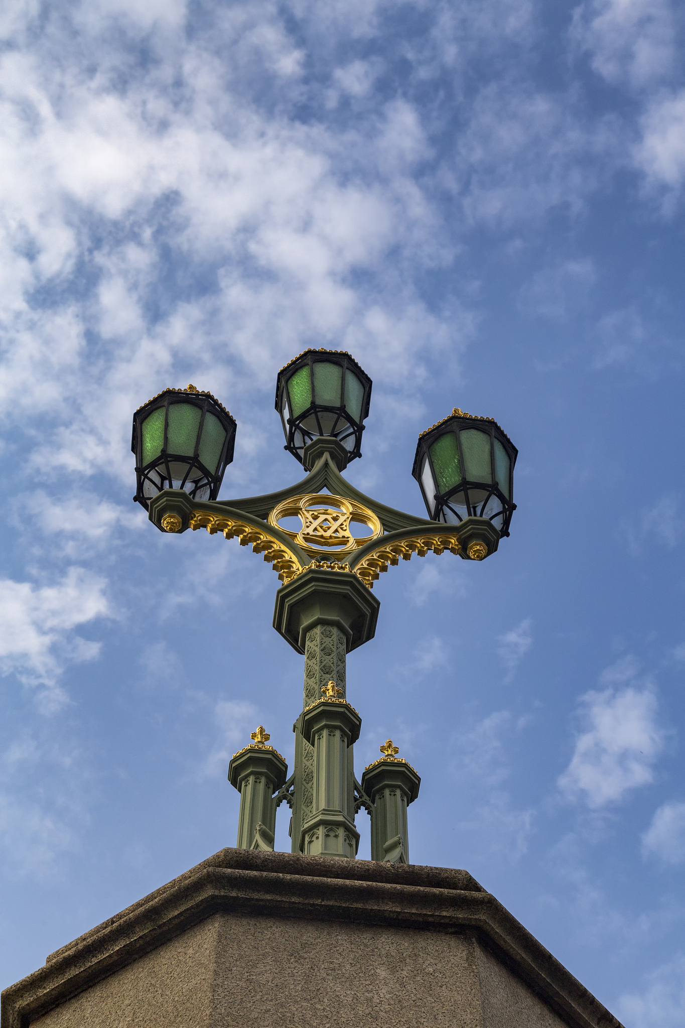 classic london street light