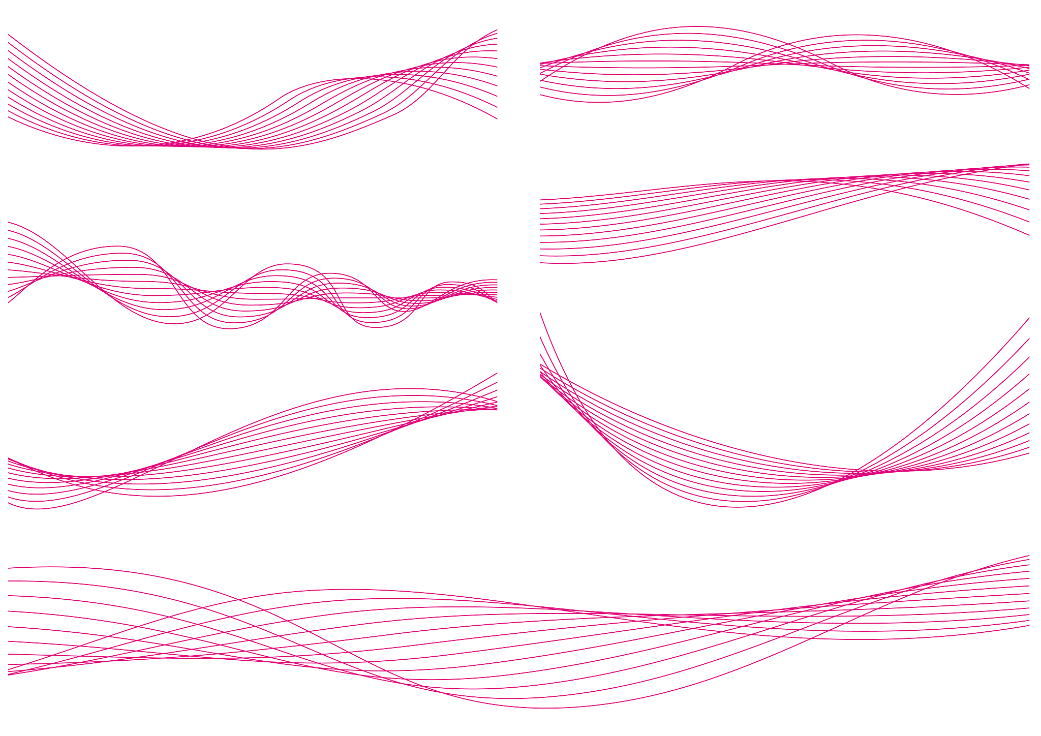 line material of wave image