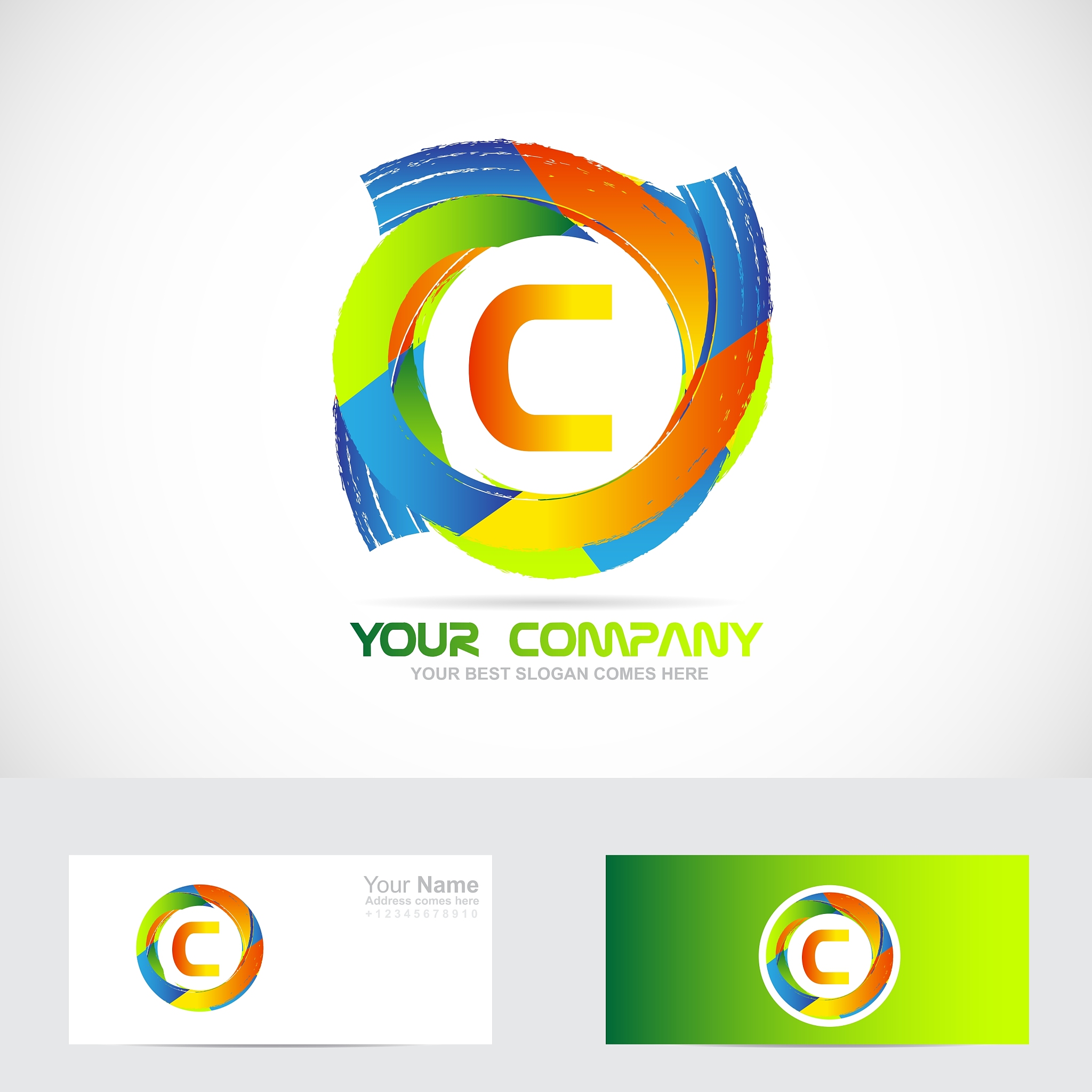 letter c logo colors