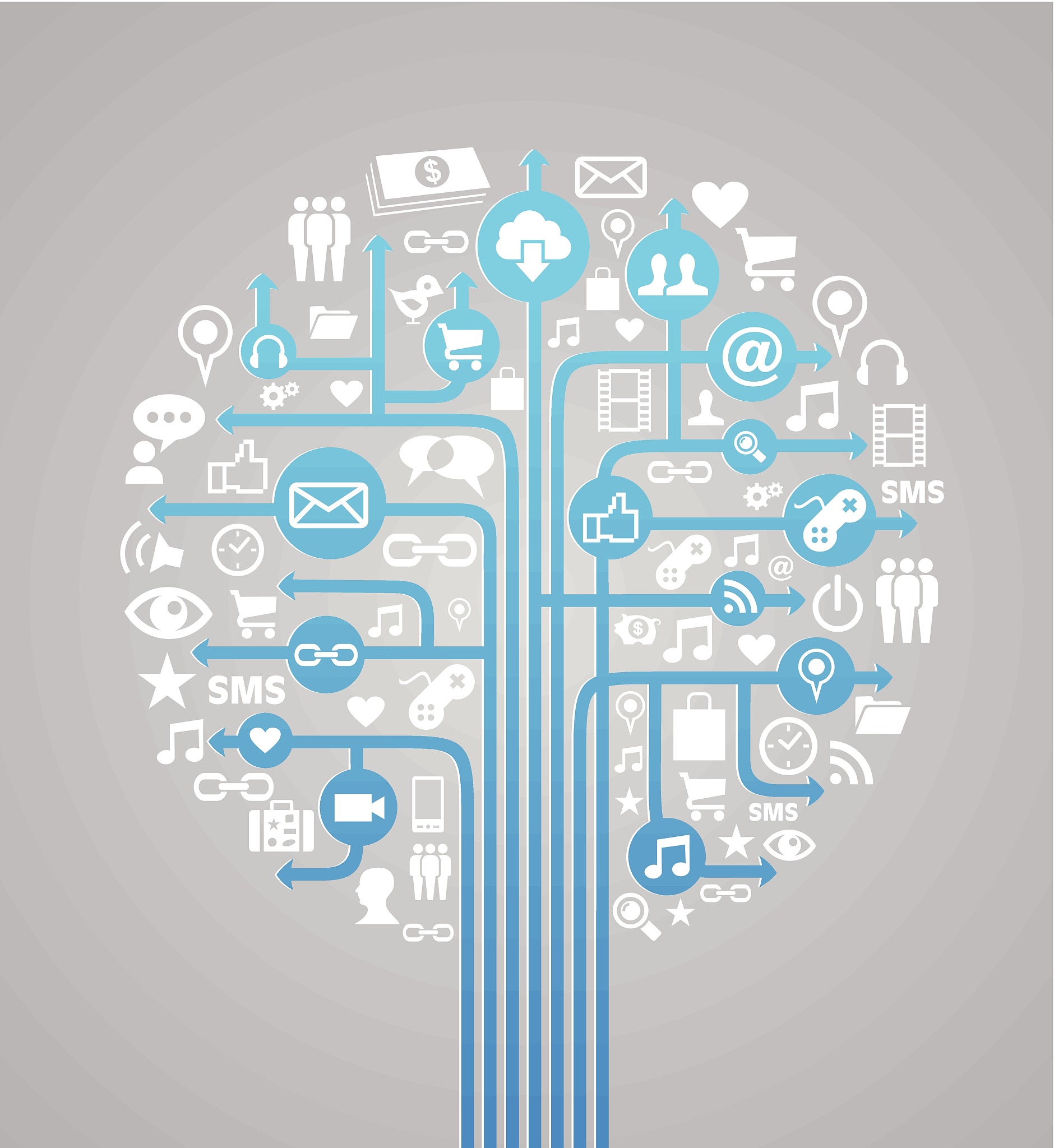 social media concept tree