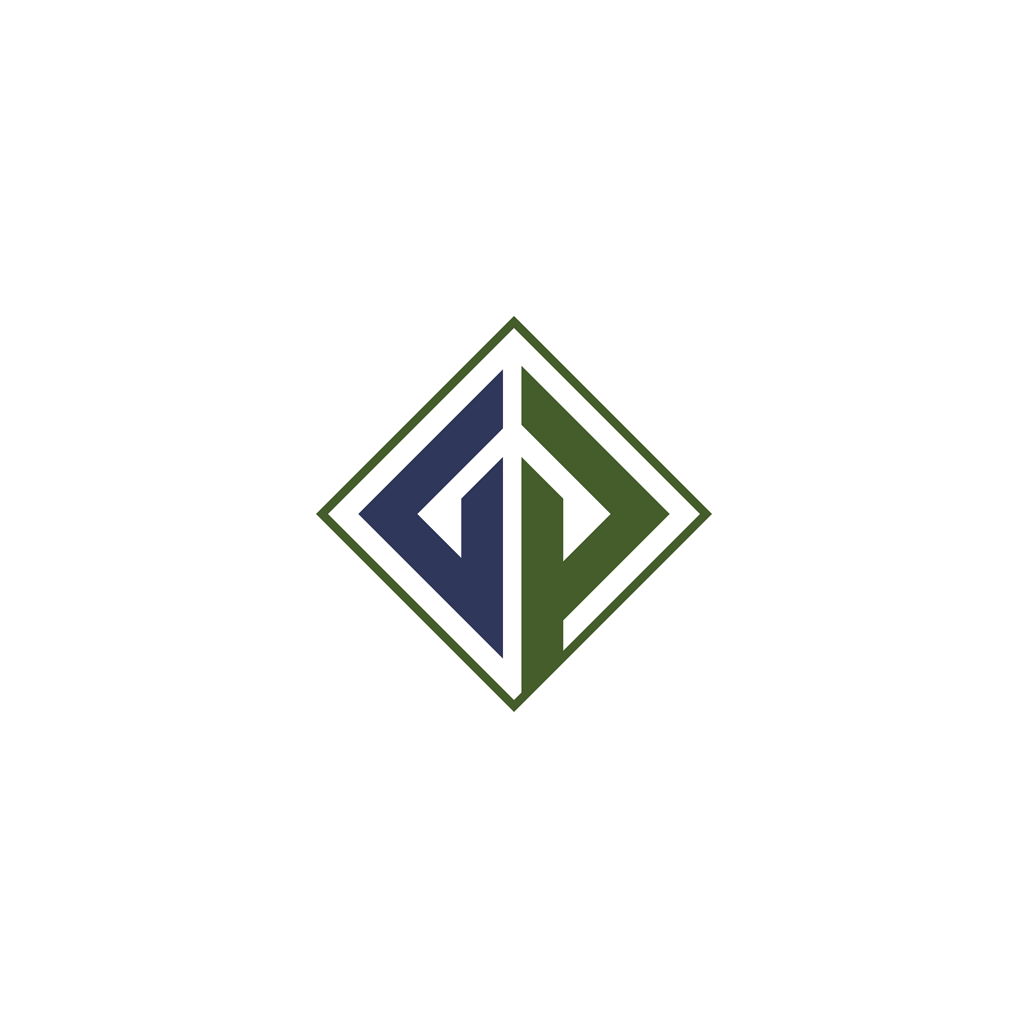 initial letter gp or pg logo design template