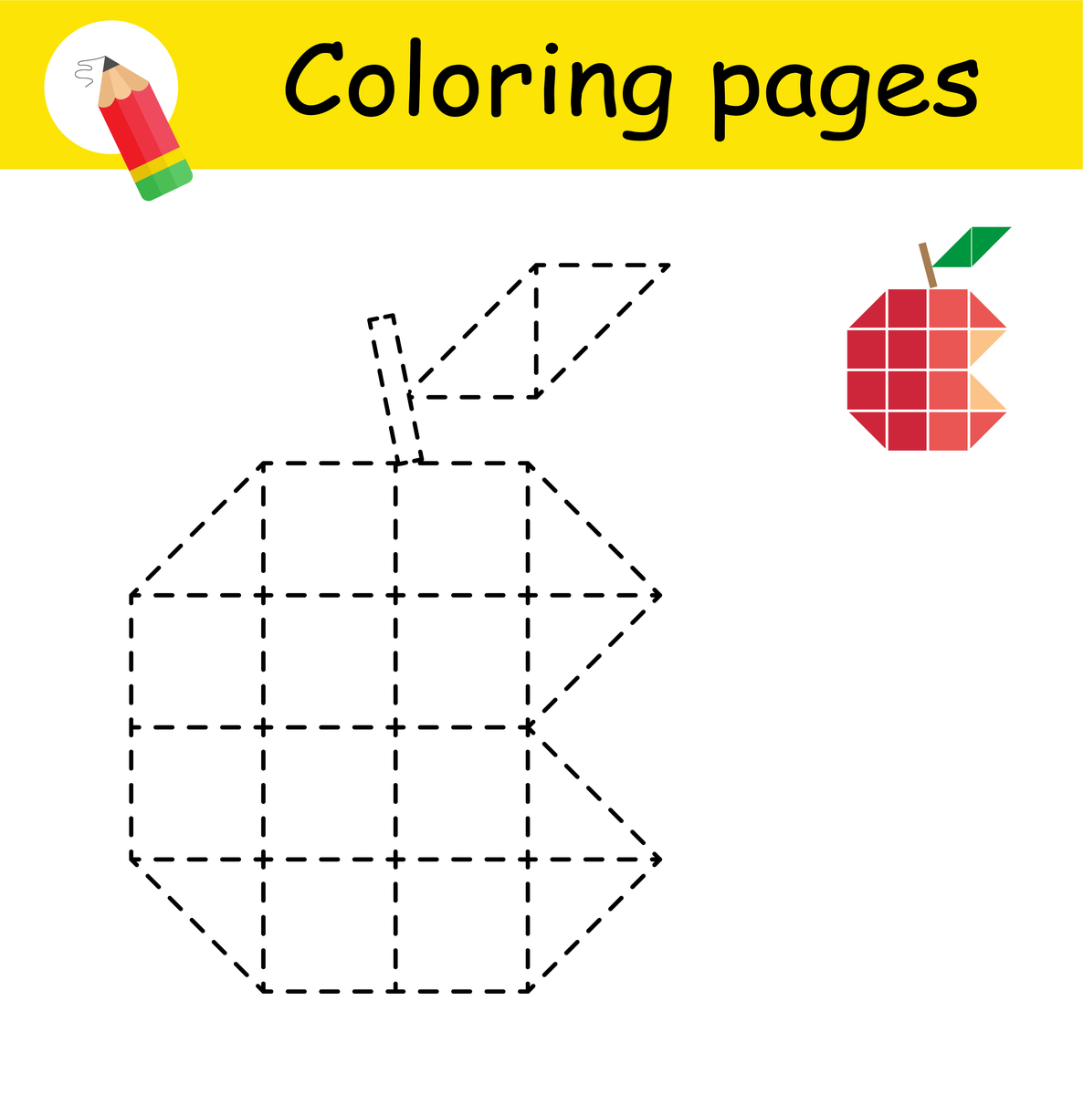 根据14个三角形和6个梯形的情形请给6~12岁的小朋友出2个益智题目