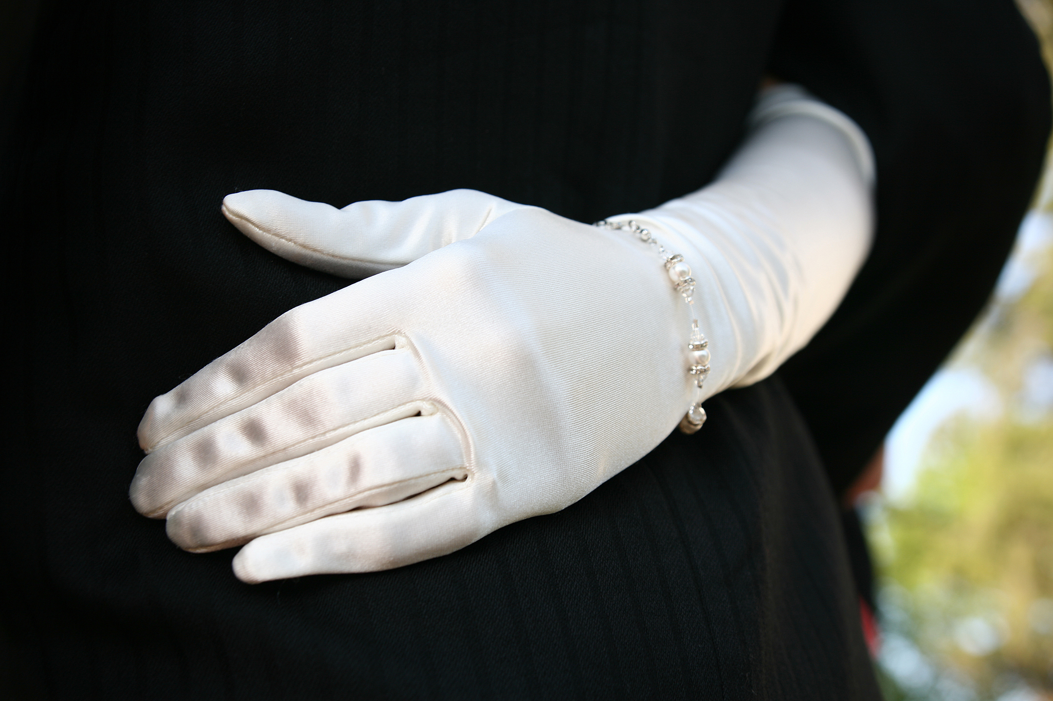 her hand