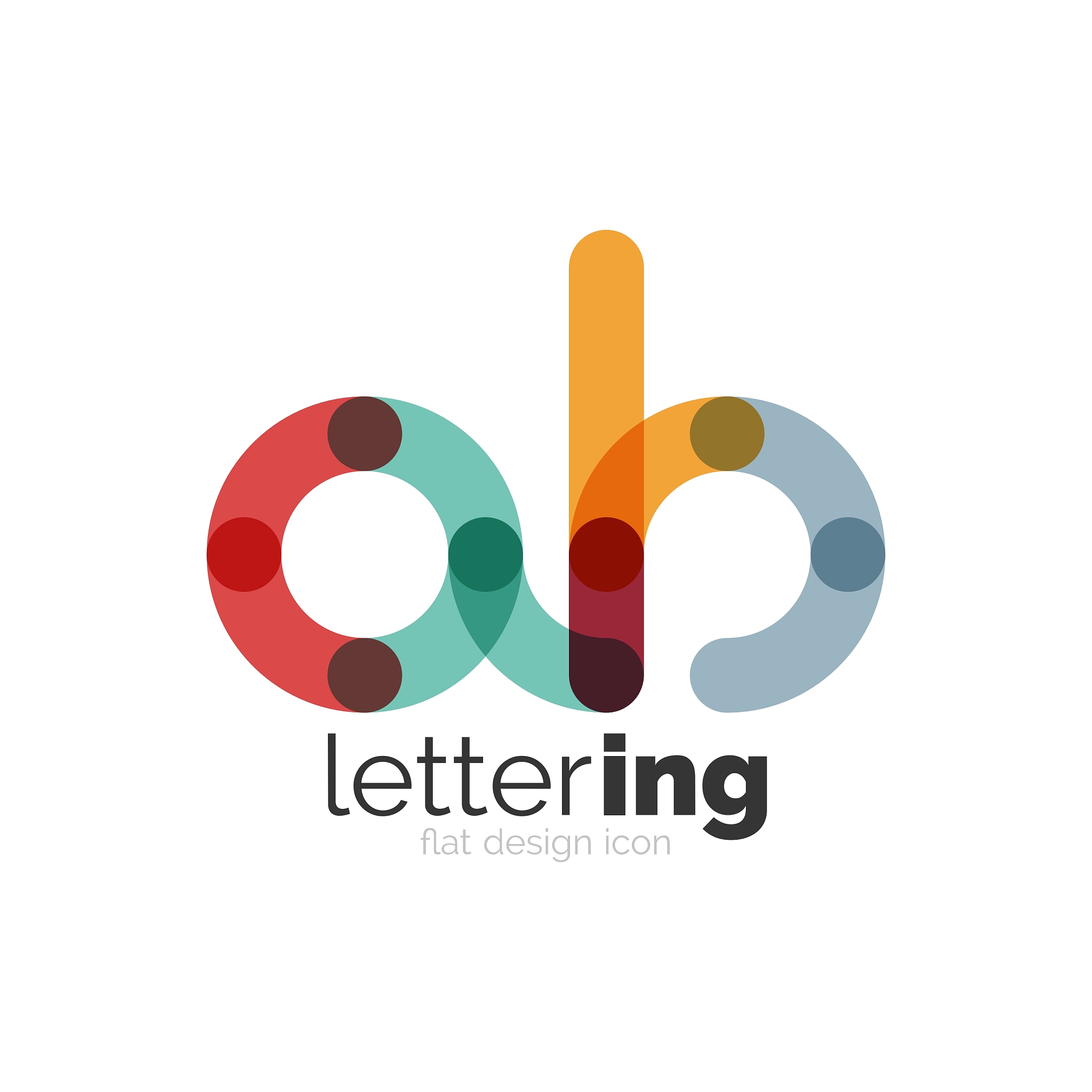 letter logo business icon