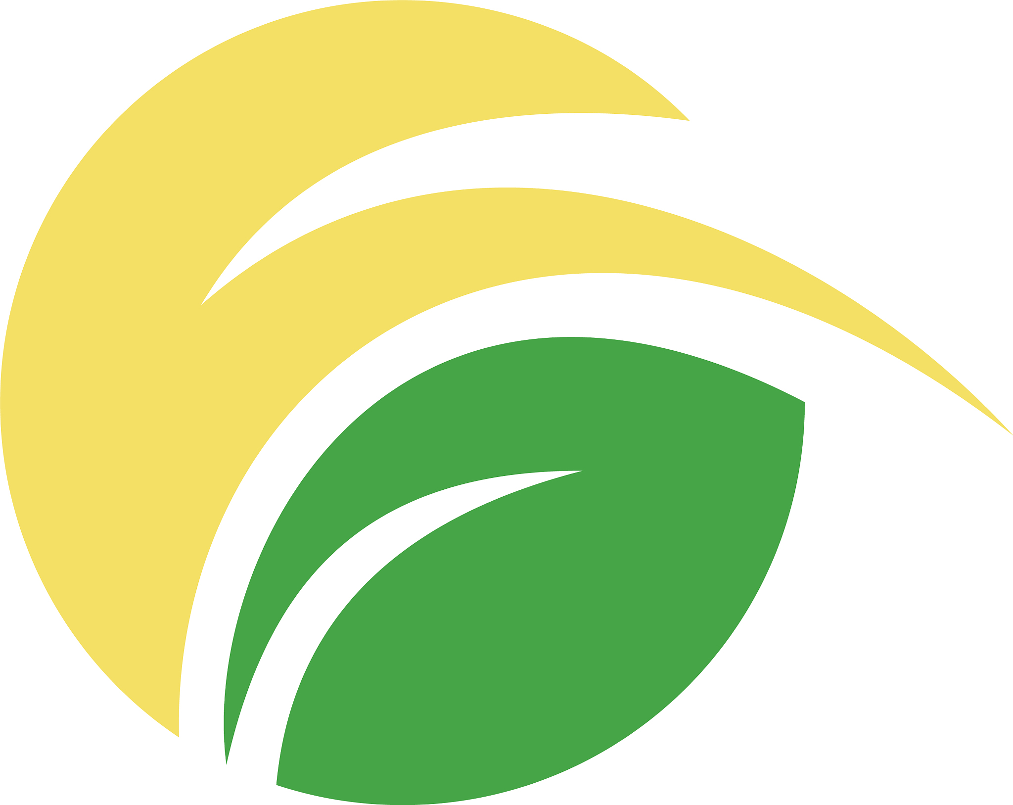 leaf circle eco logo