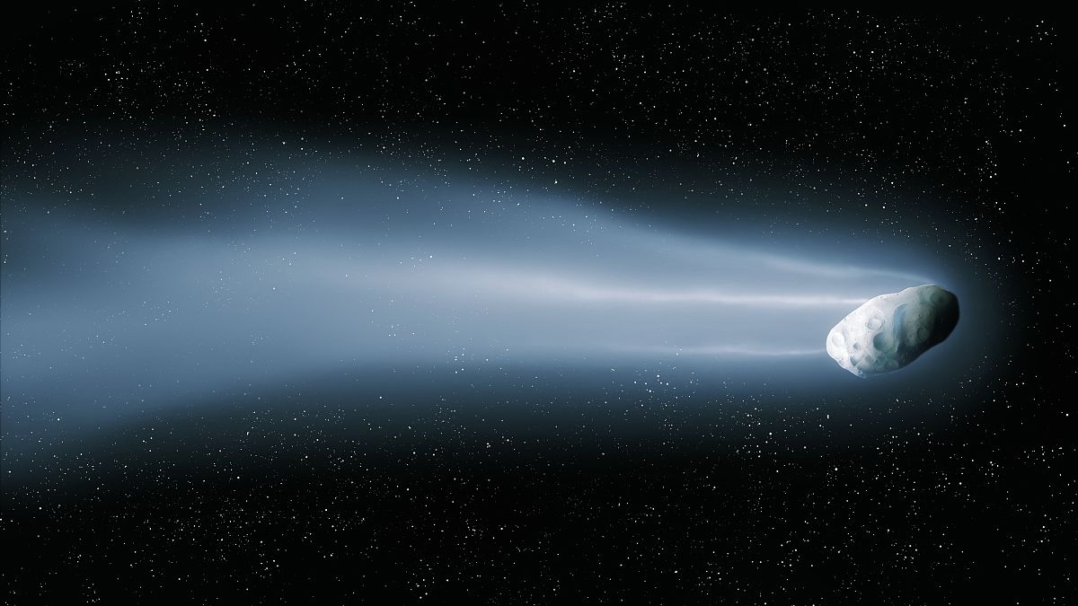 彗尾彗星的彗尾和彗核