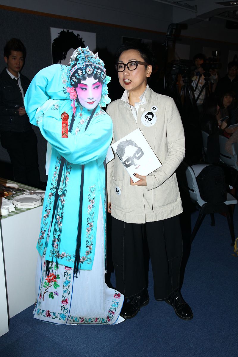 2013年1月28日,香港,香港著名造型师刘天兰的新书《原来天兰》发布会.