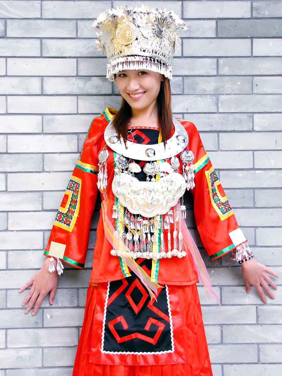 2008年12月14日,广西南宁,2008中国小姐风采大赛广西赛区选手在广西南