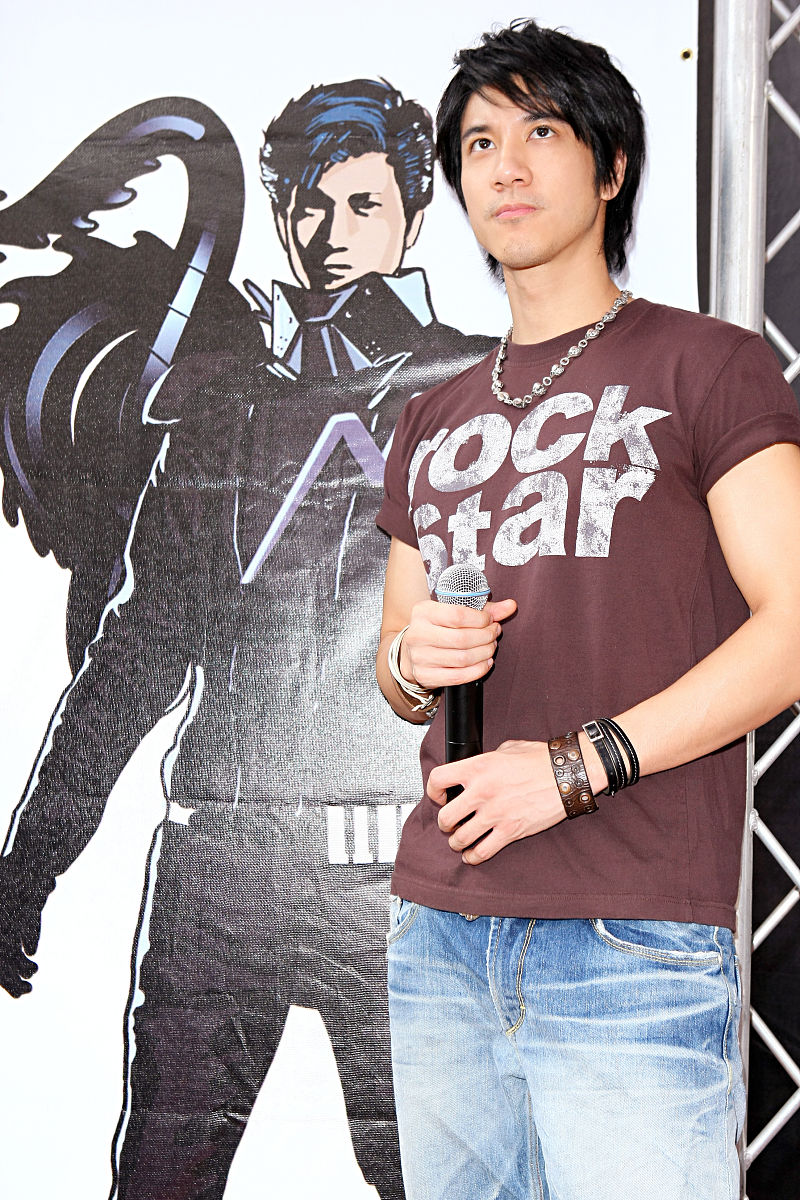 2008年8月10日,台北,2008王力宏「music man」世界巡回演唱会签票会举