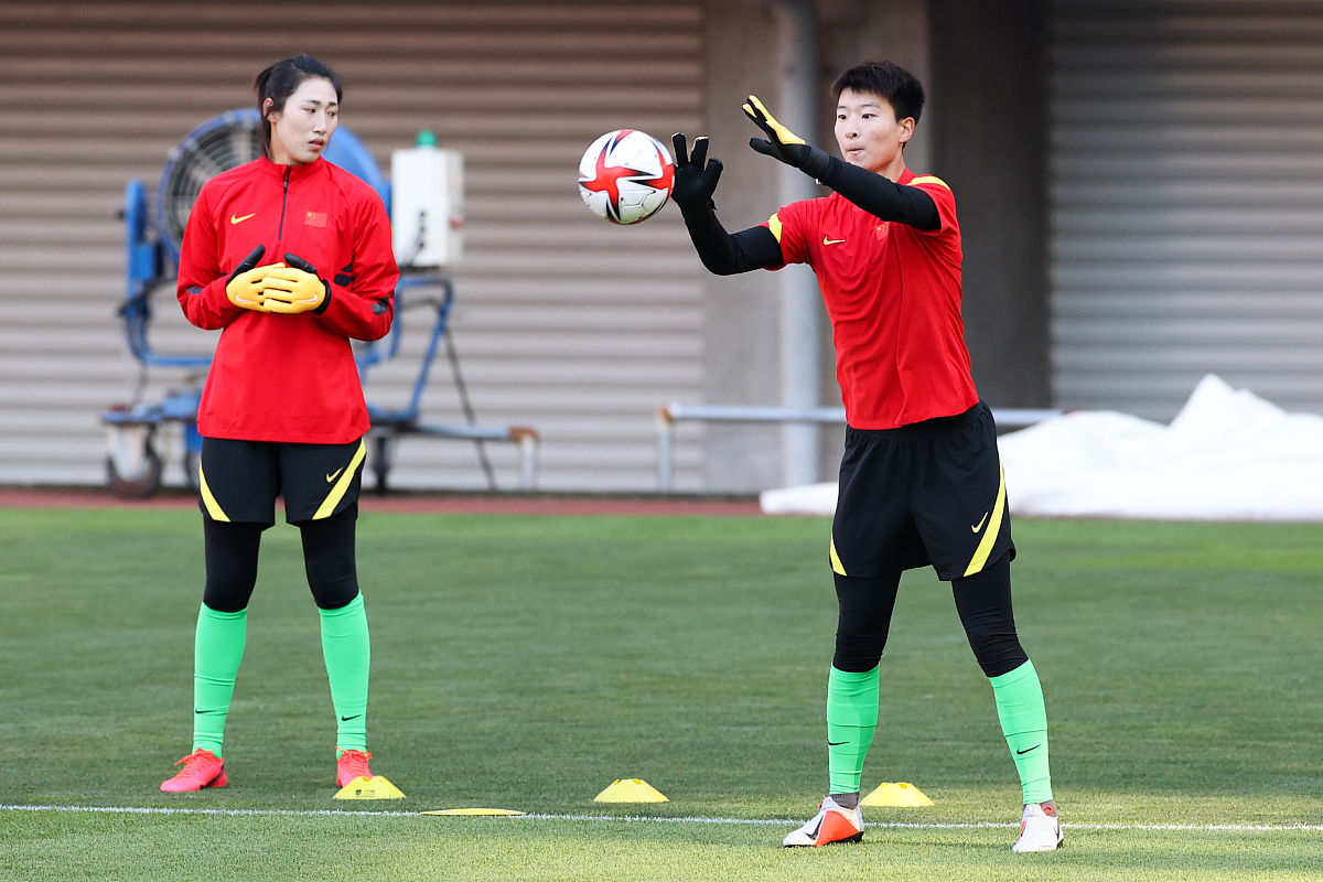 2021年7月20日,日本,2020东京奥运女足f组首轮前瞻,中国女足训练备战.
