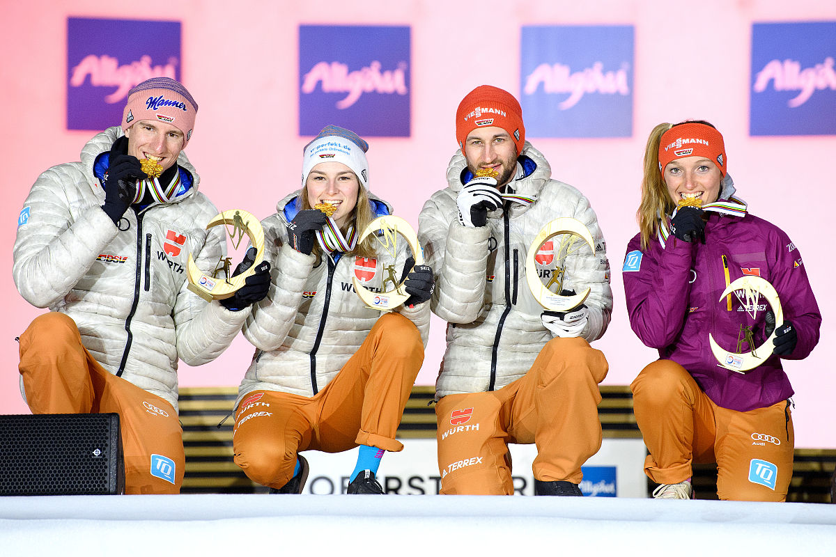 2021年3月1日,德国,2021北欧滑雪世界锦标赛3月1日赛况.oberstdorf, g