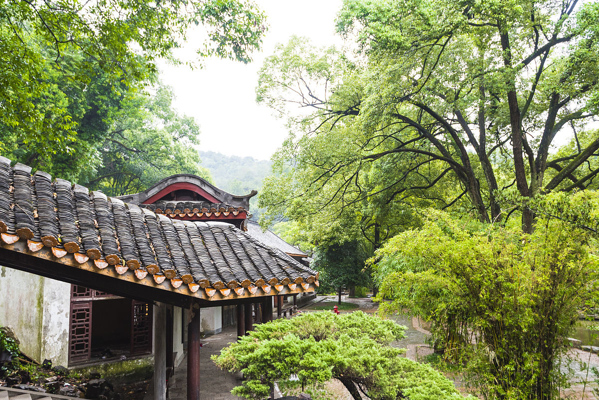 2017年8月13日,湖南长沙,岳麓书院.岳麓山下的岳麓书院,作为世界上最