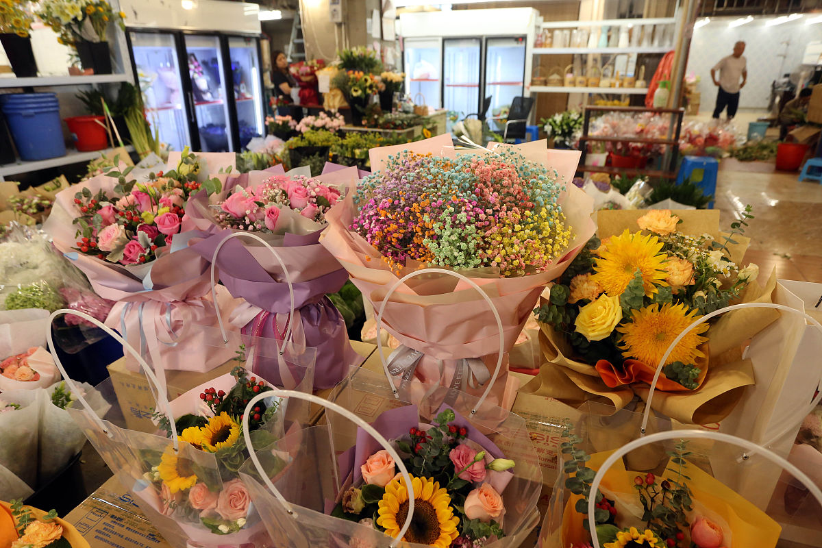 想开一个花店请给花店取十个名字。要求包含花路象征美好的生活情趣对生活的热爱祝愿人们能往后的日子向阳前进一切顺利过上繁花似锦的生活