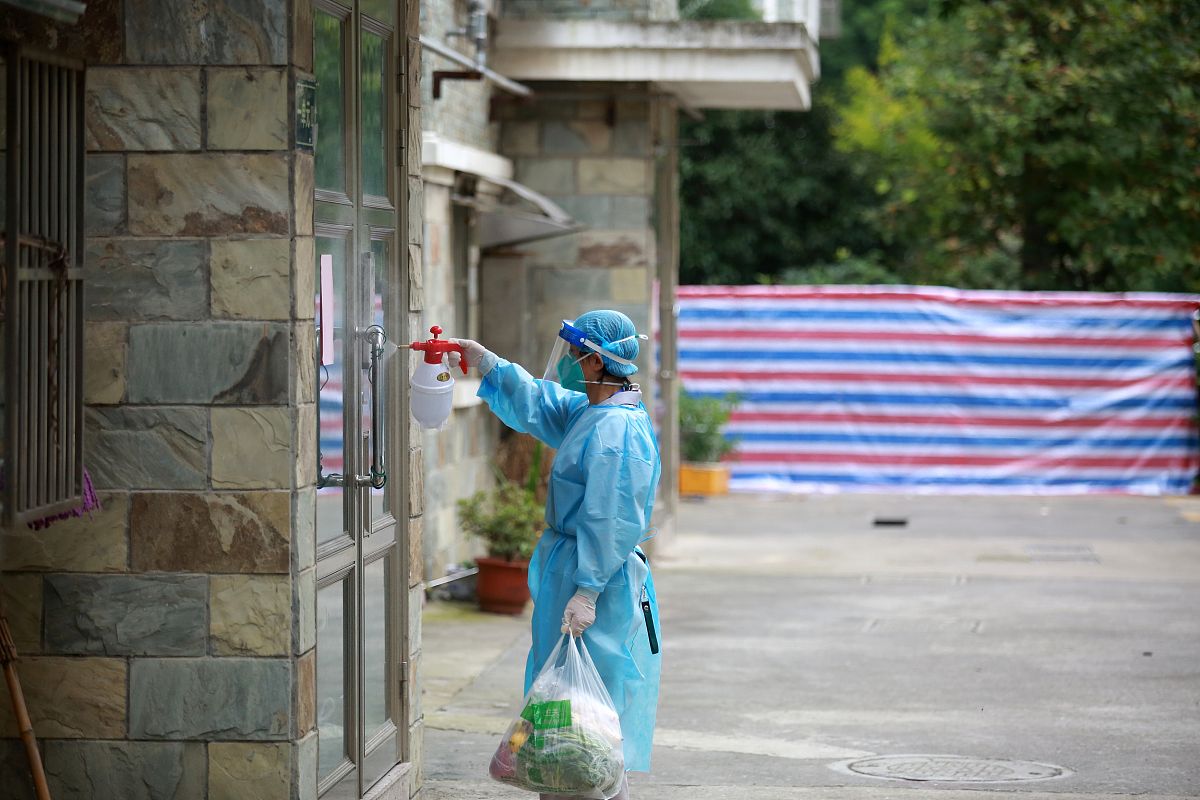 2021年8月18日,江苏省扬州市邗江区竹西街道竹西社区辖区内的一处居民