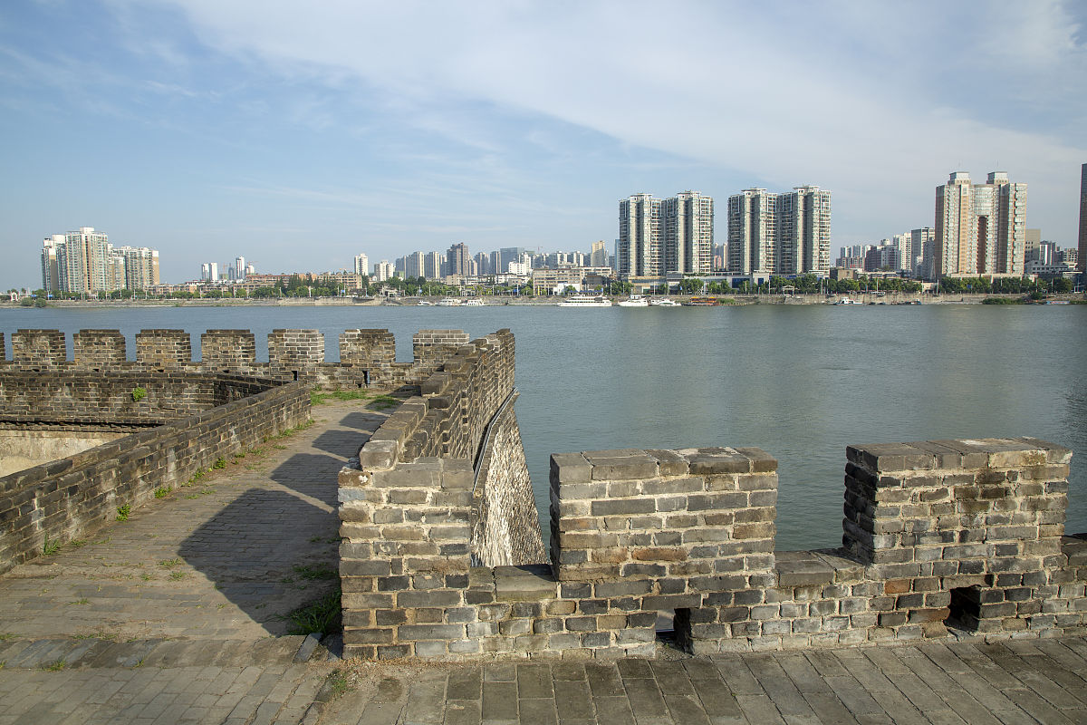 2020年8月13日,湖北省襄阳市,襄阳古城城市风光.
