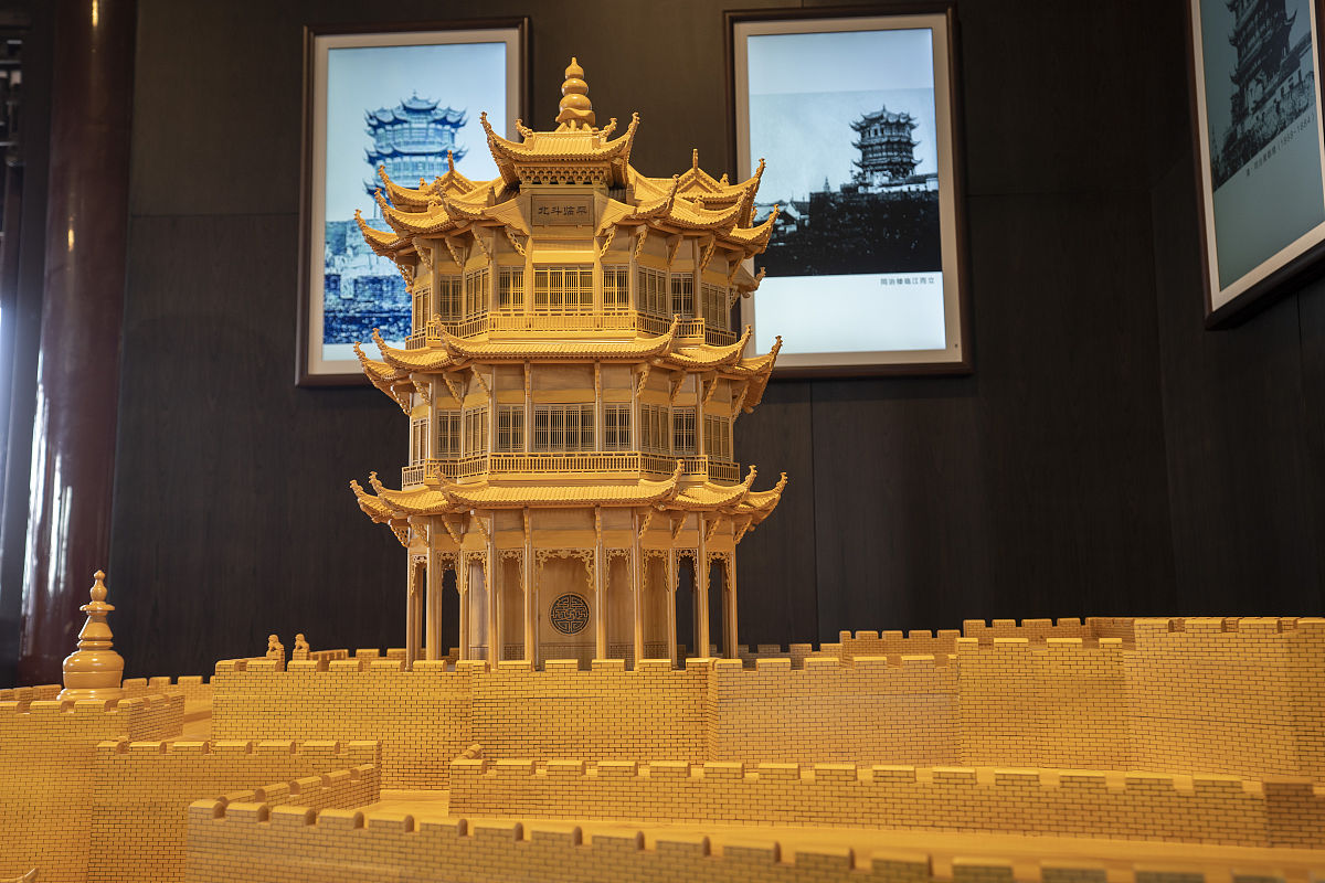 黄鹤楼榫卯模型：千年历史与匠心智慧的碰撞