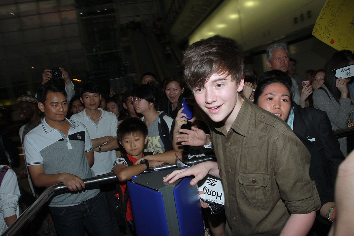 2012年4月28日,香港,天才神童,lady gaga师弟格雷森·蔡斯greyson cha
