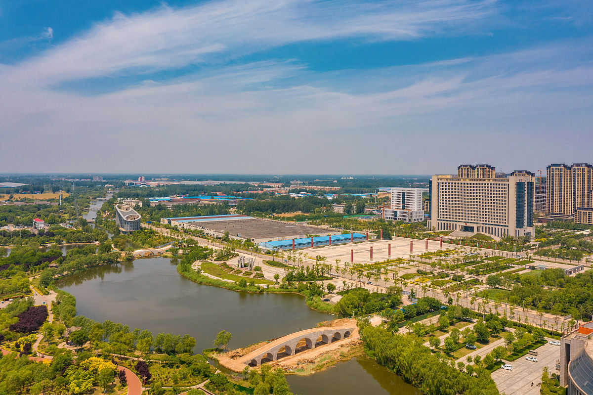 2021年05月22日,山东省菏泽市曹县,曹县人民公园.