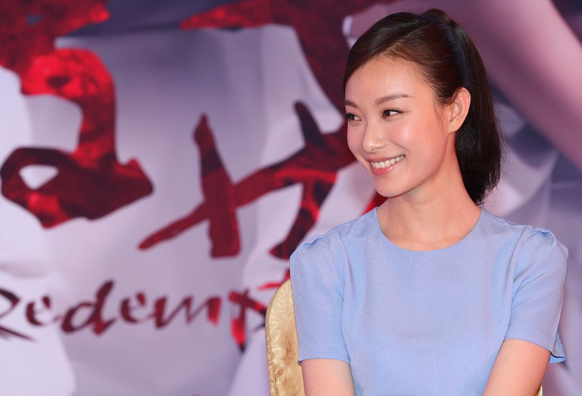 2013年5月29日,北京,电影《杀戒》29日举行发布会.倪妮