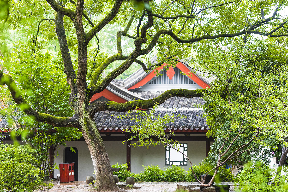 2017年8月13日,湖南长沙,岳麓书院.岳麓山下的岳麓书院,作为世界上最