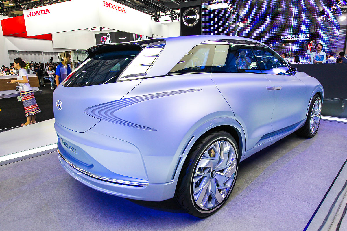 2017年6月7日,上海亚洲消费电子展,现代汽车概念车 fuel cell.
