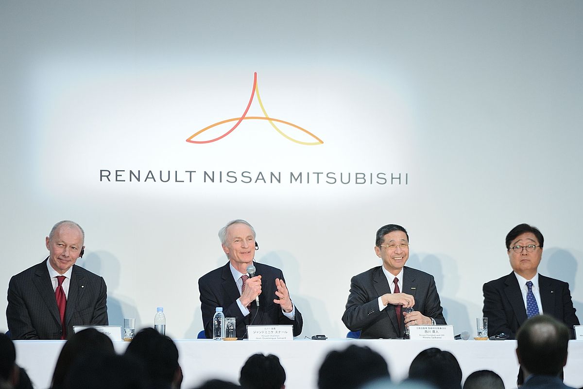 当地时间2019年3月12日,日本横滨,雷诺董事长盛纳德,雷诺-日产有限公