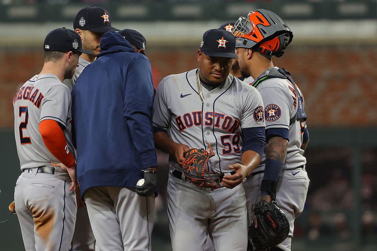 2021年10月31日,美国,2021mlb世界大赛g5,亚特兰大勇士vs休斯顿太空人