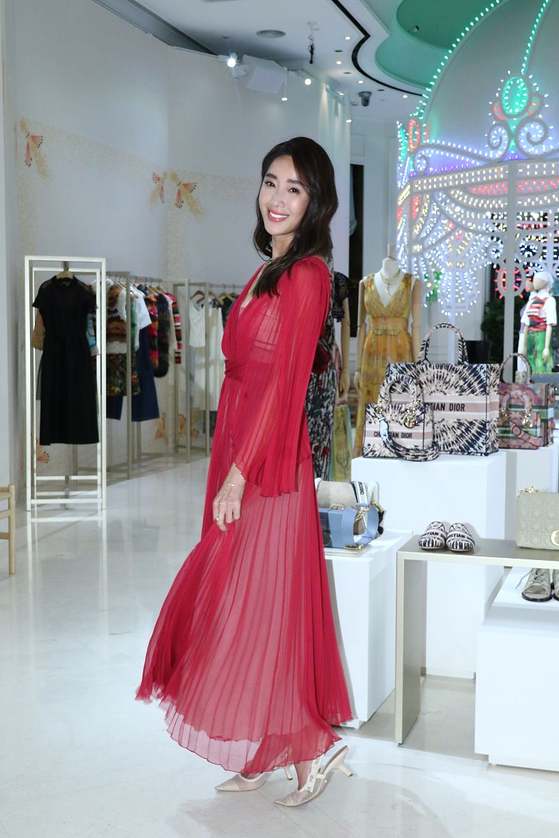 2020年10月29日,中国台北,dior 2021早春度假时装发布会.隋棠