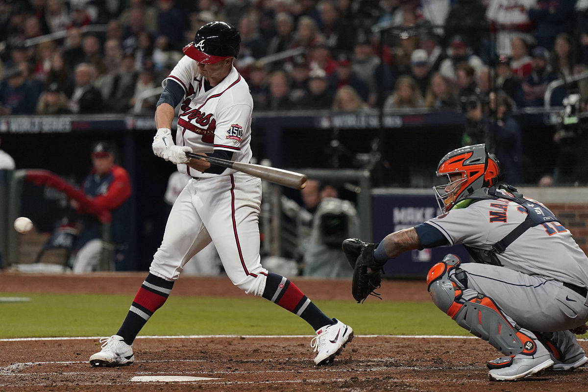 2021年10月31日,美国,2021mlb世界大赛g5,亚特兰大勇士vs休斯顿太空人