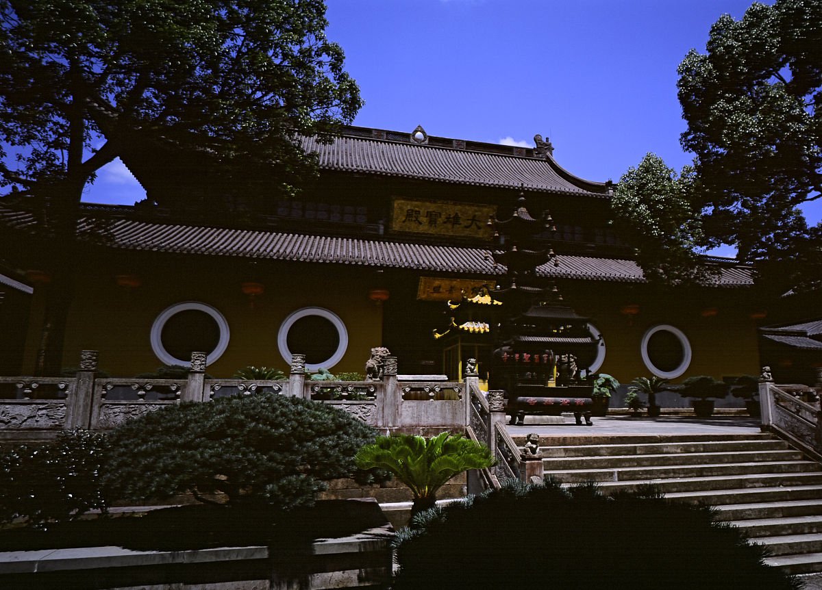 2015年08月21日,浙江省宁波市,雪窦寺老寺建筑