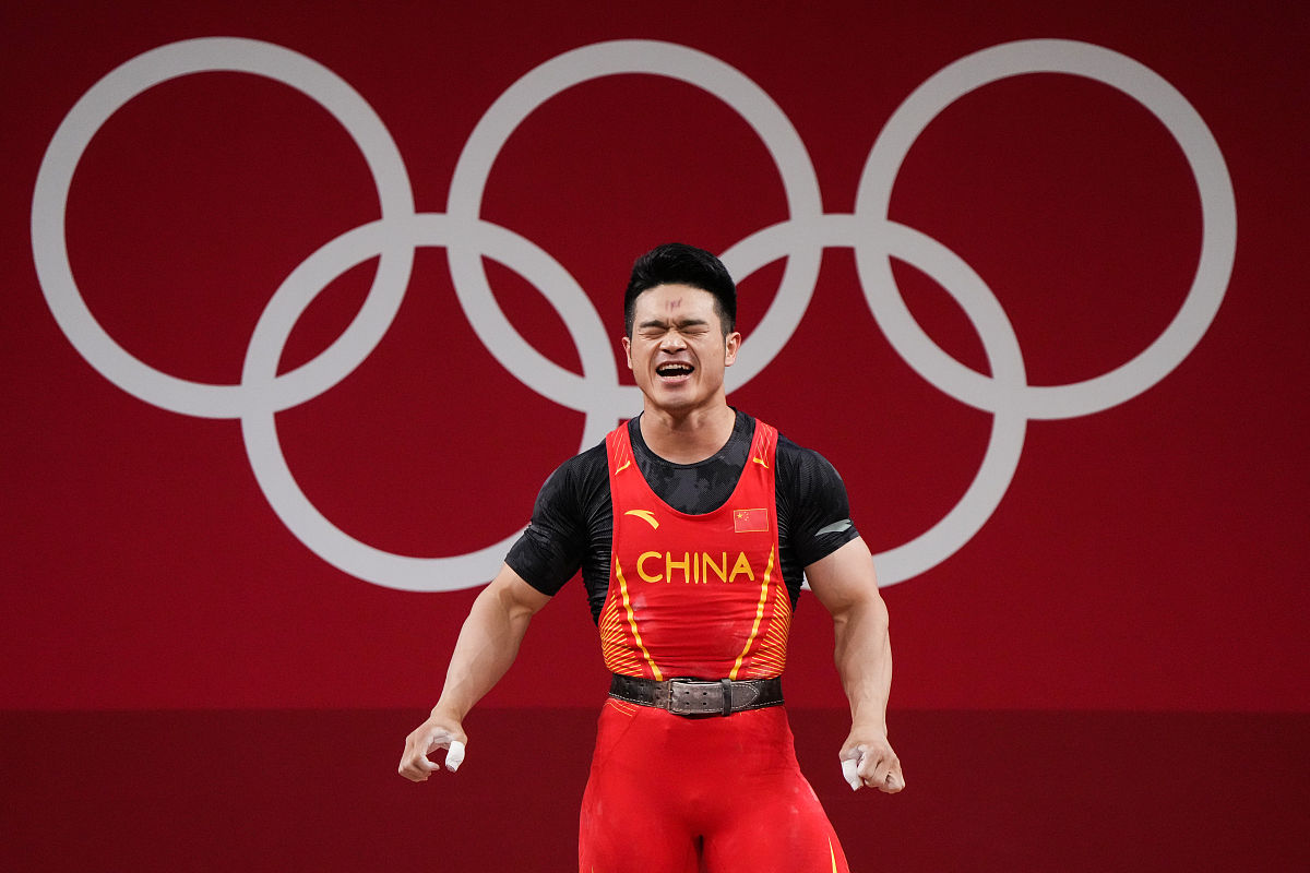 举重运动员石智勇