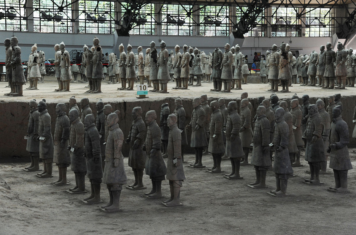 秦王陵积木马俑 - 探索历史，搭建奇迹