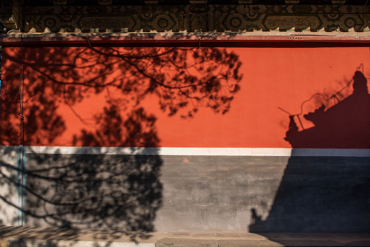 2019年12月7月,北京戒台寺,中国北方保存辽代文物最多,最完整的寺院.