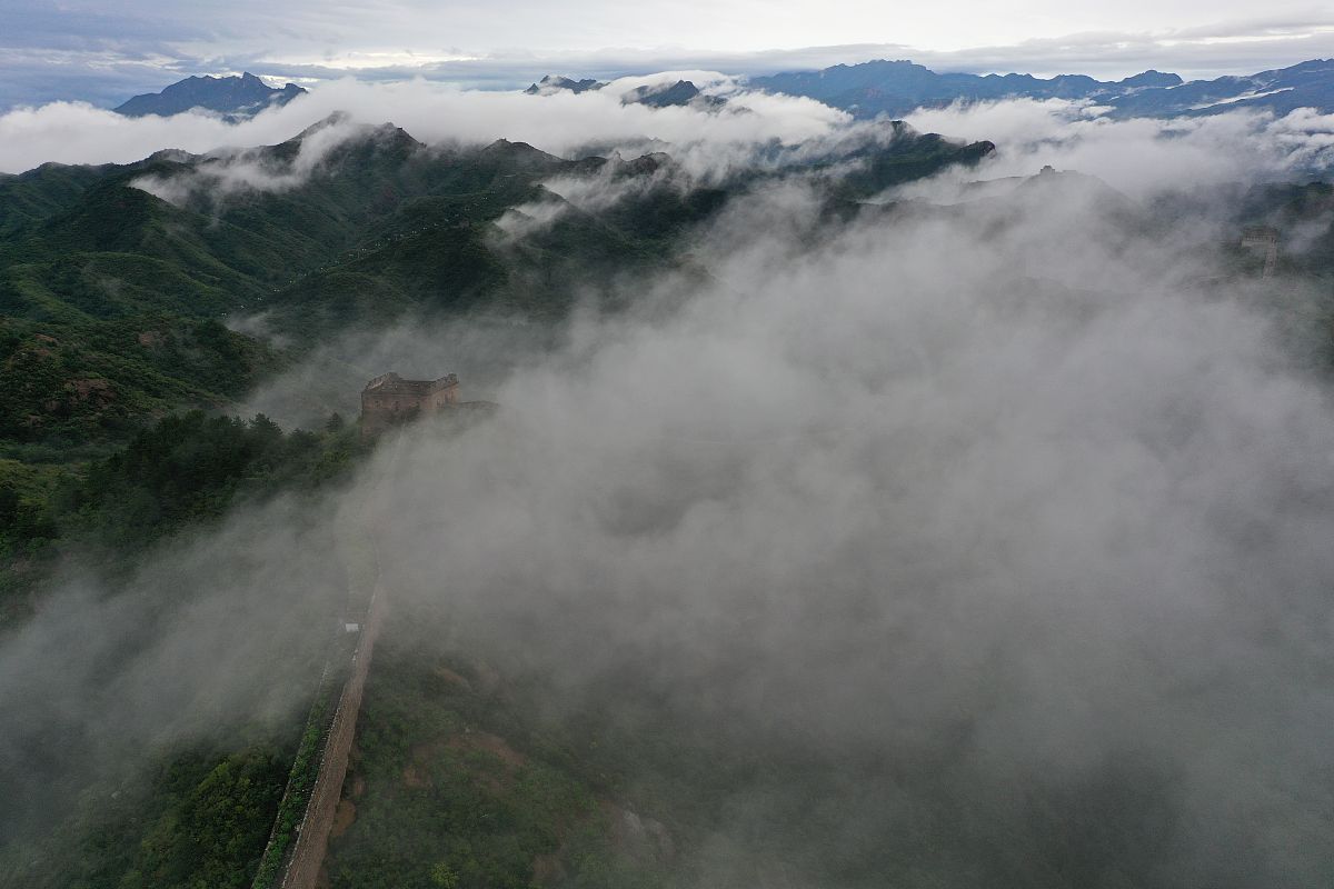 2020年8月13日,清晨,受昨天强降雨天气影响,河北省滦平县与北京市密云