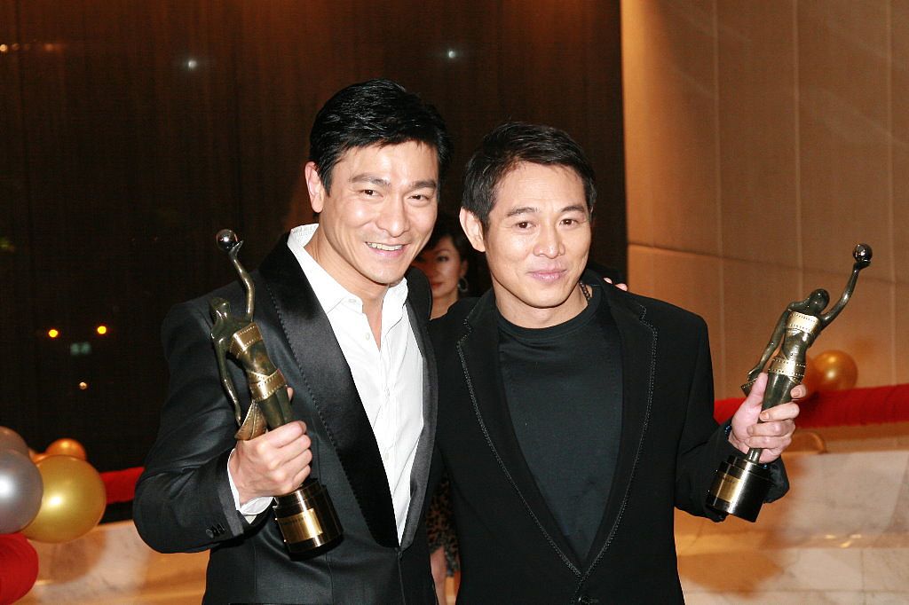 2008年4月13日,第27届香港电影金像奖.李连杰 刘德华+++_+++1