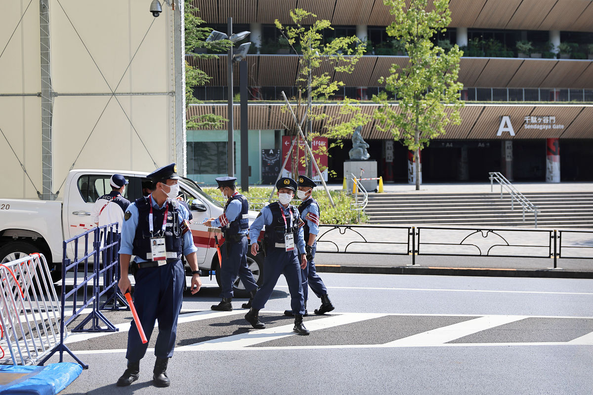 2021年7月19日,日本,2020东京奥运会前瞻,东京街头及比赛场馆周边一览